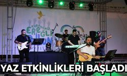 Yaz etkinlikleri başladı