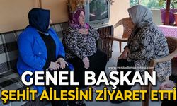 Genel Başkan şehit ailesini ziyaret etti