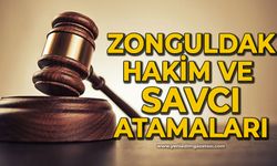 3 bin 423 hakim ve savcının görev yeri değişti: Zonguldak hakim ve savcı atamaları