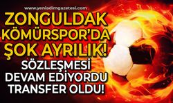 Zonguldak Kömürspor'da şok ayrılık: Sözleşmesi devam eden futbolcu Kocaelispor'a transfer oldu!