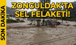 Zonguldak'ta sel: Dereler taştı!