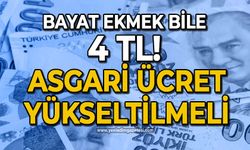 Pekcan Günarslan: Bayat ekmek bile 4 lira asgari ücret yükseltilmeli!