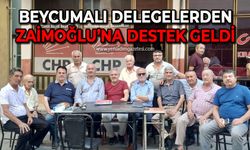 Beycumalı delegelerden Osman Zaimoğlu'na destek
