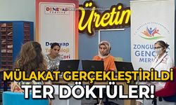 Mülakat gerçekleştirildi: Ter döktüler!