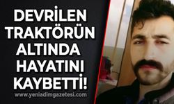 Mesut Tekeli devrilen traktörün altında kalarak can verdi!