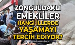 Zonguldaklı emekliler hangi illerde yaşamayı tercih ediyor?