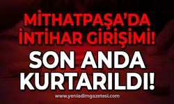 Mithatpaşa Mahallesi'nde intihar girişimi: Son anda kurtarıldı!