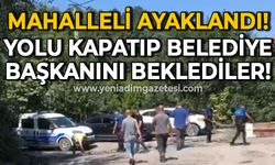 Mahalleli ayaklandı: Yolu kapattılar!