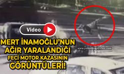 Mert İnamoğlu'nun yaralandığı trafik kazası kameralara böyle yansıdı