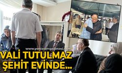 Vali Mustafa Tutulmaz Zonguldaklı şehit Mustafa Sezer'in baba ocağında...