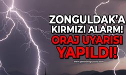 Zonguldak'a kırmızı alarm: Oraj uyarısı yapıldı!