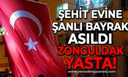 Şehit evine şanlı bayrak asıldı: Zonguldak yasta!