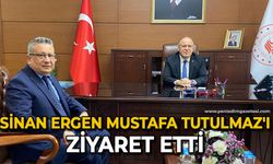 Sinan Ergen Vali Mustafa Tutulmaz'ı ziyaret etti