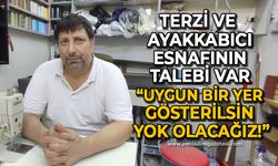 Fevkani altındaki ayakkabıcı ve terzi esnafı yer istiyor: Yok olacağız