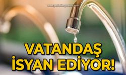 Zonguldak'ta su kesintisi: Vatandaş isyan ediyor!