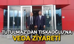 Vali Mustafa Tutulmaz'dan Nejdet Tıskaoğlu'na veda ziyareti
