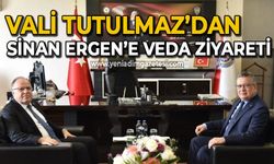 Vali Mustafa Tutulmaz'dan Sinan Ergen'e veda ziyareti