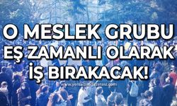 Zonguldak'ta o meslek grubu iş bırakacak!