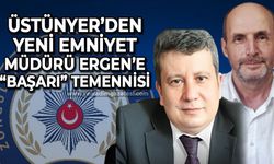 İsmail Üstünyer'den yeni Emniyet Müdürü Sinan Ergen'e başarı temennisi