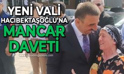 Yeni Vali Osman Hacıbektaşoğlu'na mancar daveti