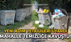 Yeni Adım yetkilileri uyardı: Mahallede çöpler toplandı!