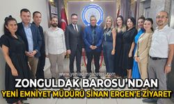 Zonguldak Barosu'ndan Yeni Emniyet Müdürü Sinan Ergen'e ziyaret