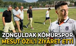 Zonguldak Kömürspor Mesut Özil'i ziyaret etti