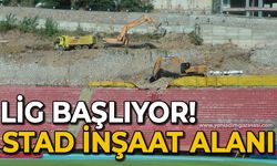 Zonguldak Kömürspor stadyumu inşaat alanına döndü