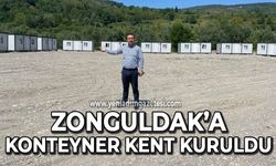 Zonguldak'a konteyner kent kuruldu