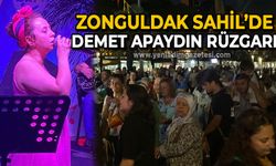 Zonguldak Sahili'nde konserler başladı: Demet Apaydın sahneye çıktı