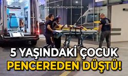 5 yaşındaki çocuk camdan düştü!