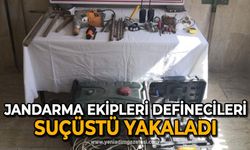 Jandarma ekipleri definecileri suçüstü yakaladı