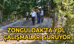 Zonguldak’ta yol çalışmaları sürüyor