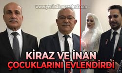 Muharrem Kiraz ve Burhan İnan çocuklarını evlendirdi