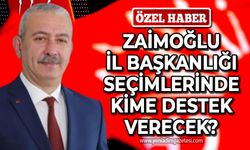 Osman Zaimoğlu İl Başkanlığı'nda kimi destekleyecek?
