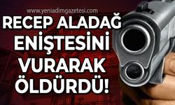Recep Aladağ eniştesi Hüseyin Yaşar'ı vurarak öldürdü