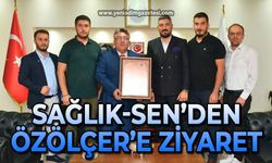 Sağlık-Sen'den Rektör İsmail Hakkı Özölçer'e ziyaret