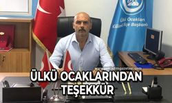 Ülkü Ocaklarından teşekkür