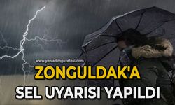 Zonguldak'a sel uyarısı yapıldı