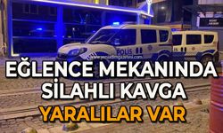 Eğlence mekanında silahlı kavga : 2 yaralı