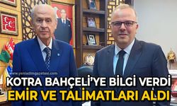 Murat Kotra Devlet Bahçeli'yi ziyaret etti: Emir ve talimatları aldı