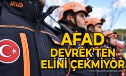 AFAD Devrek'ten elini çekmiyor