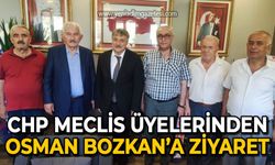 CHP meclis üyeleri Osman Bozkan'ı ziyaret etti