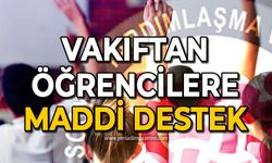 Vakıftan öğrencilere maddi destek: Binlerce TL dağıtıldı