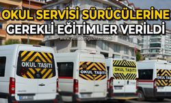 Zonguldak'ta okul servisi sürücülerin eğitim verildi