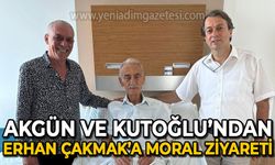 Erhan Çakmak'a moral ziyareti