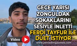 Zonguldak sokaklarını sesiyle inletti: Ferdi Tayfur ile düet istiyor