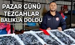 Pazar günü tezgahlar balıkla doldu: İşte balık fiyatları!