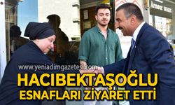 Vali Osman Hacıbektaşoğlu esnafları ziyaret etti