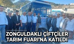 Zonguldaklı çiftçiler Tarım Fuarı'na katıldı